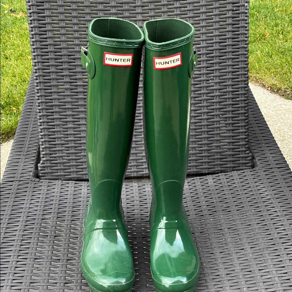 Hunter Tall Rain Boots - Hunter Green